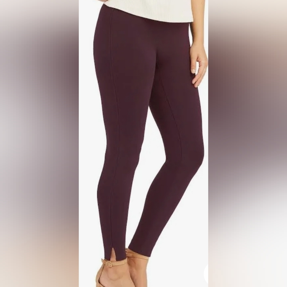 SPANX Women's Purple Ankle Ponte Leggings